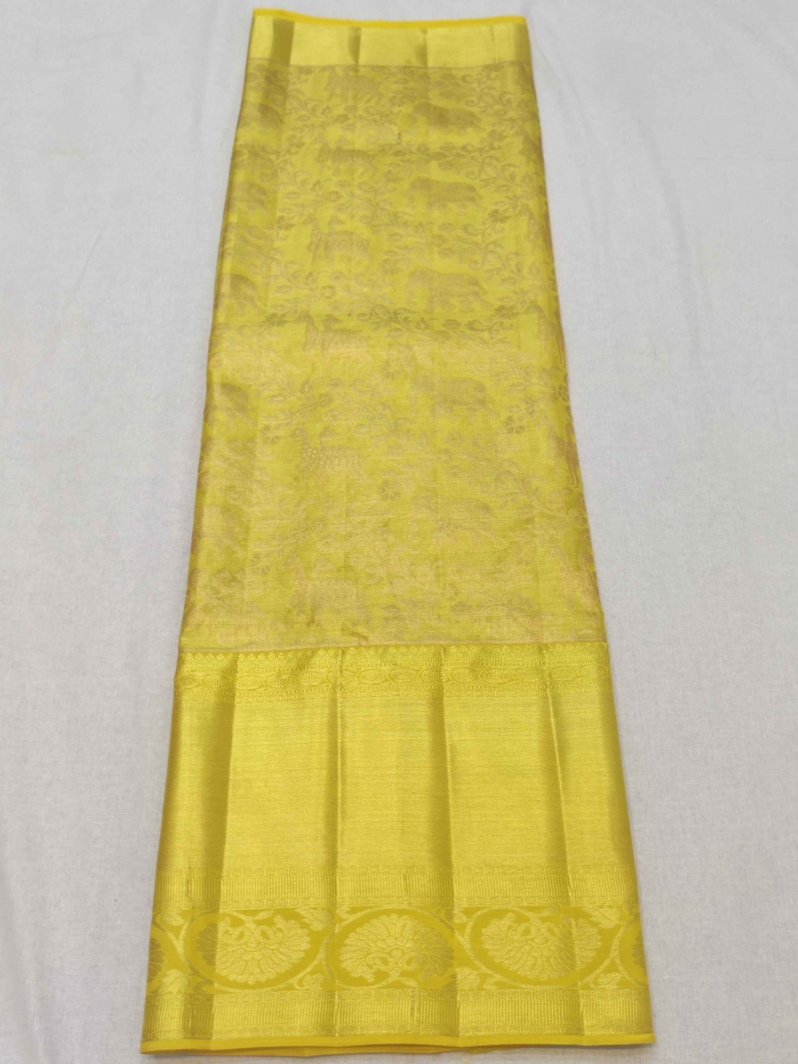 Gold Wedding Silk Sarees - Image 2