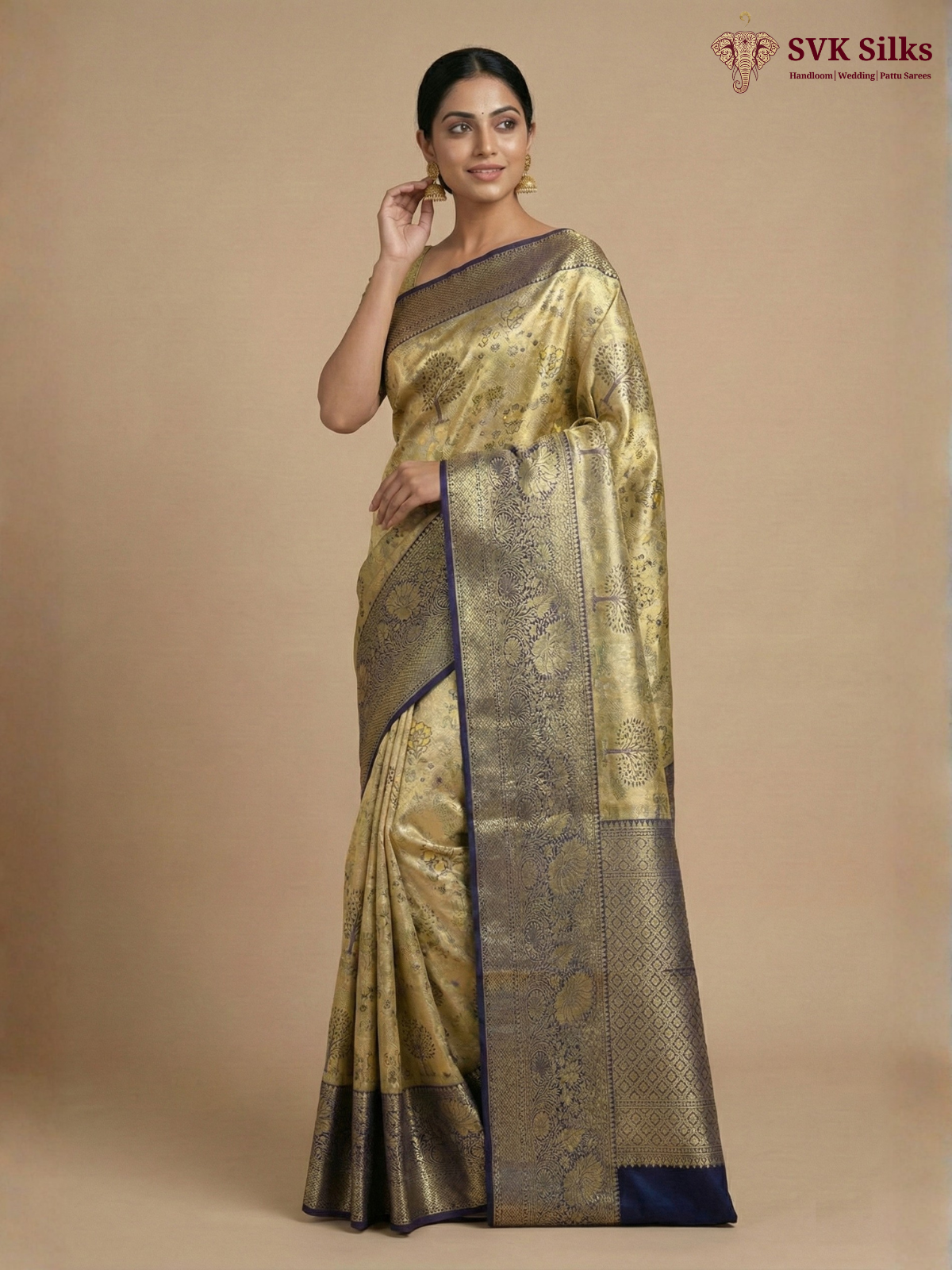 Kanchipuram Wedding Saree - Image 2